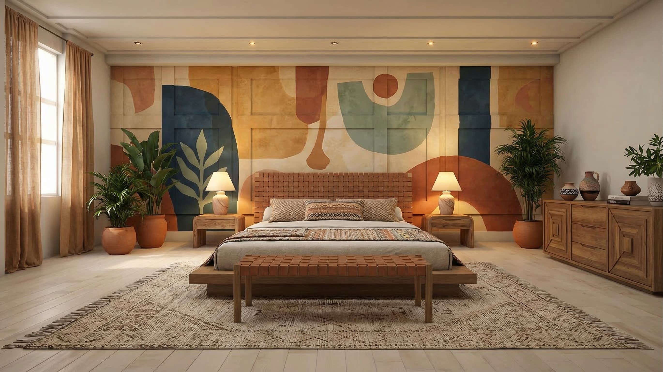 Dormitorio principal con estilo Chilango generado por Vistta