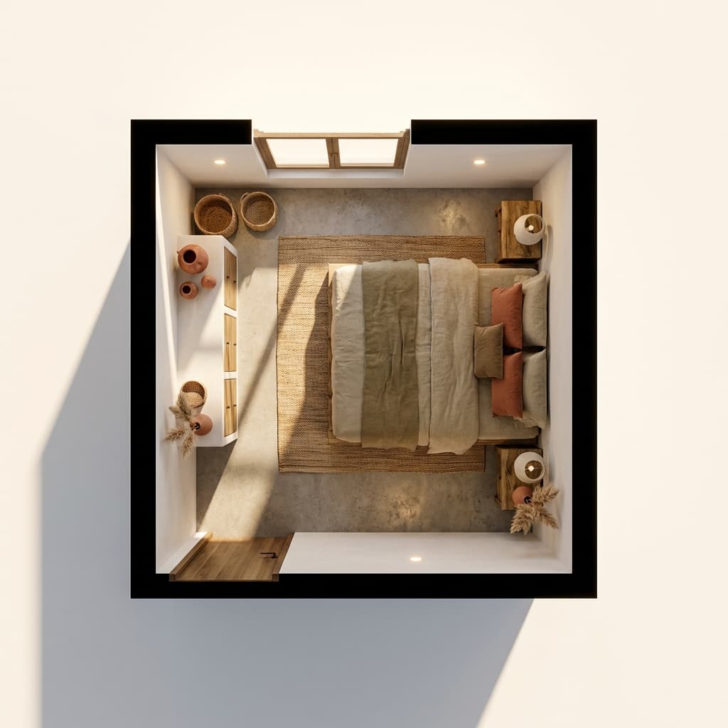 Dormitorio estilo LA Solstice